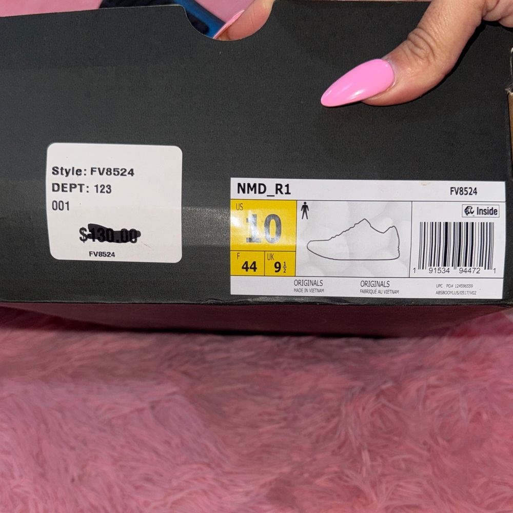 Adidas NMD_R1 J 'Graffiti - Black Bluebird men size 10 - Picture 6 of 6